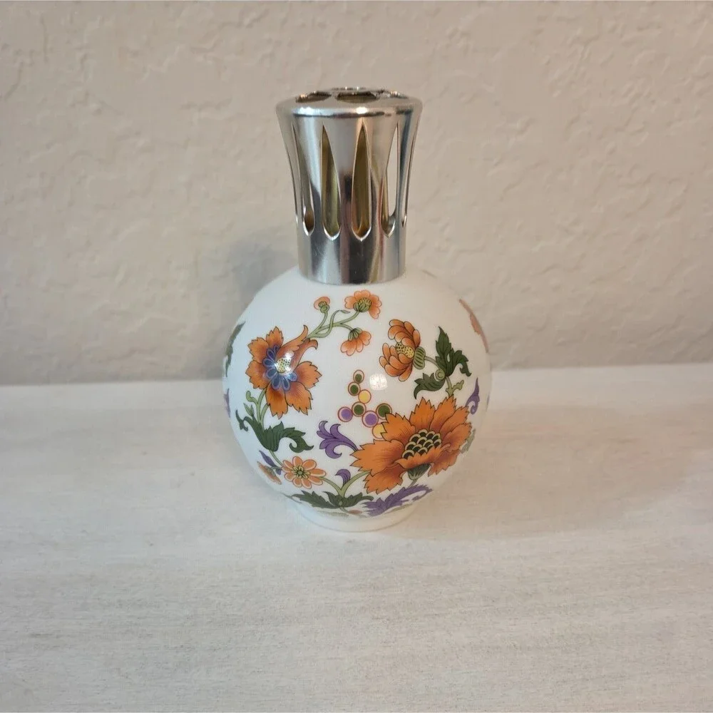 Vintage Berger Limoges France Floral Fragrance Lamp Diffuser